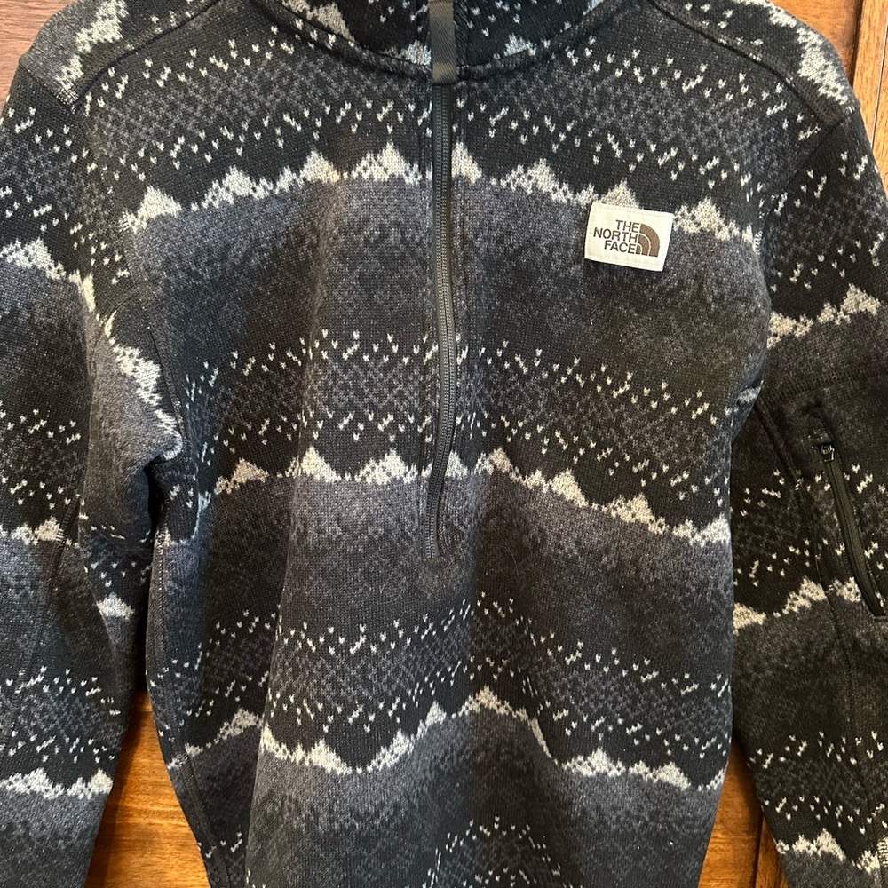 The North Face Black Patterned Pullover - image 1
